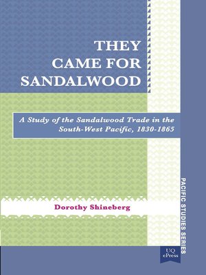 cover image of They Came for Sandalwood
